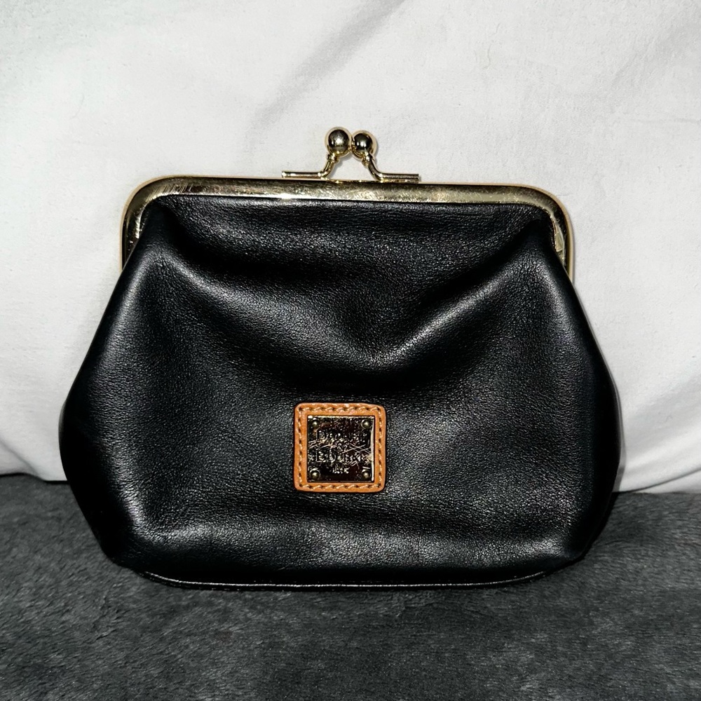 Dooney and Bourke Florentine, large framed purse wallet